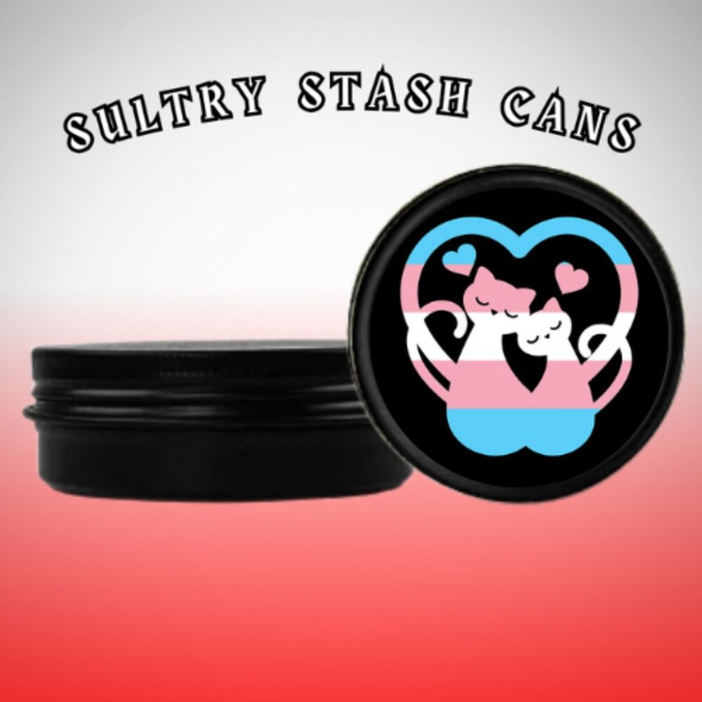 TRANS PRIDE STASH JAR